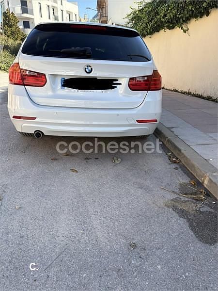 Usado BMW 320 Efficient Dynamics 163 CV (119 kW) 2013 Blanco Familiar