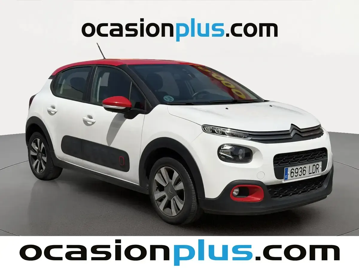 Usado Citroën C3 Feel 82 CV (60 kW) 2019 Blanco Utilitario