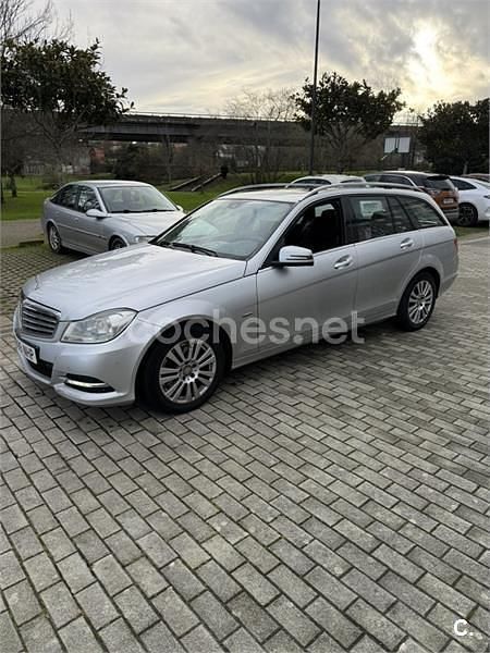Usado Mercedes C220 Elegance 170 CV (125 kW) 2012 Gris / plata Familiar
