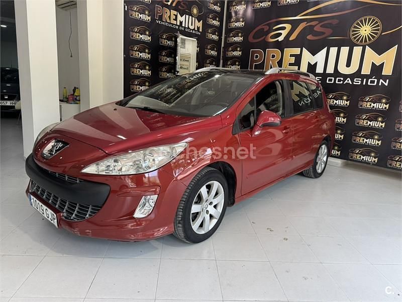 Granate Usado 2008 Peugeot 308 Sport Familiar | 5500 € (Precio justo) - Imagen 1/4