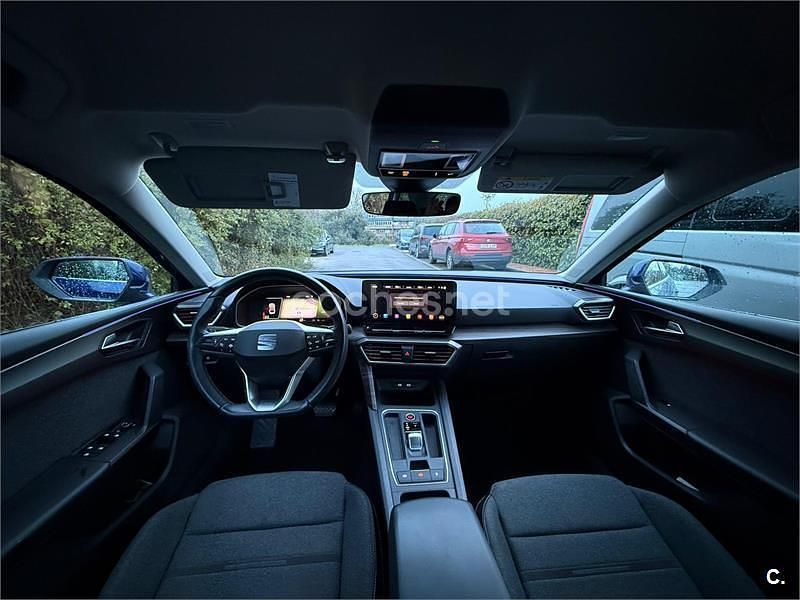 Usado Seat Leon XCELLENCE 150 CV (110 kW) 2021 Azul Familiar