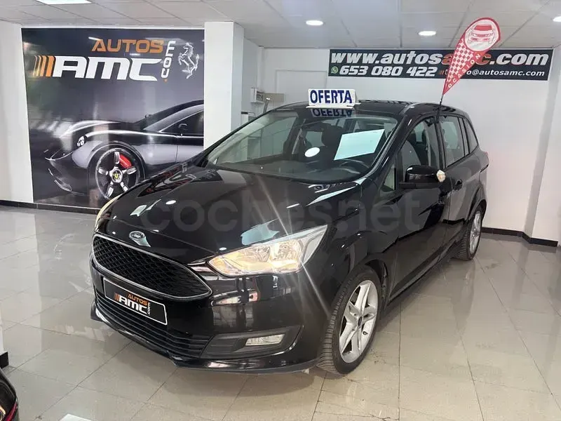 Usado Ford Grand C-Max Business Edition 120 CV (88 kW) 2016 Negro Monovolumen