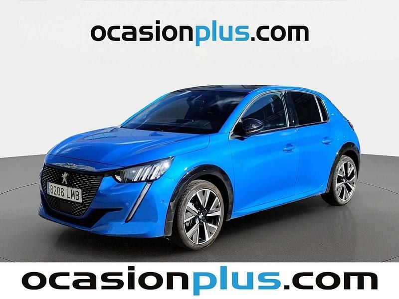 Azul Usado 2020 Peugeot 208 GT Utilitario | 12.637 € (Precio justo) - Imagen 1/4