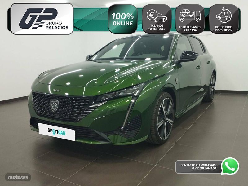 Usado Peugeot 308 GT 131 CV (96 kW) 2023 Verde Berlina