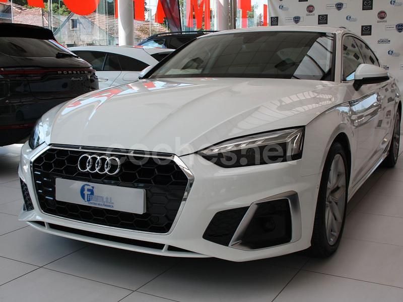 Usado Audi A5 Sportback S-Line 163 CV (119 kW) 2021 Blanco Utilitario