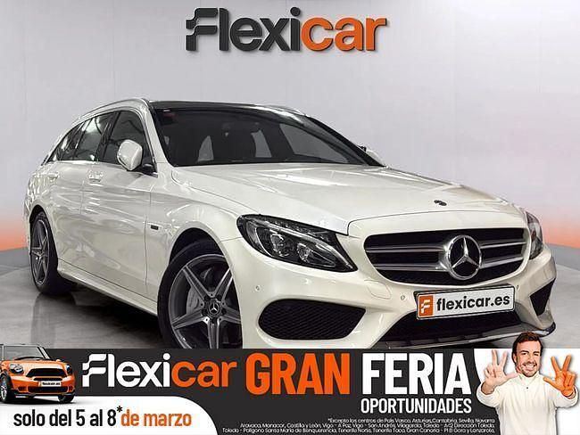 Usado Mercedes C350e 279 CV (205 kW) 2018 Blanco Familiar