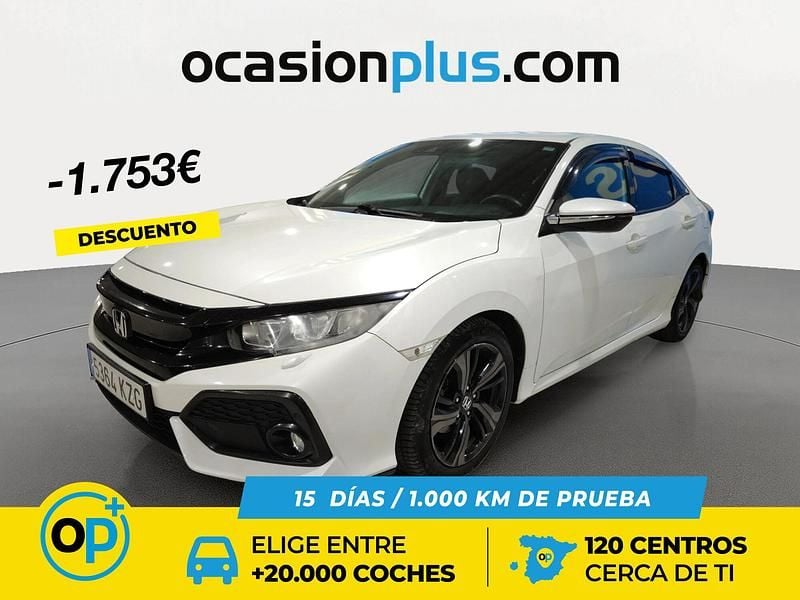 Blanco Usado 2019 Honda Civic Elegance Berlina | 19.290 € (Precio justo) - Imagen 1/4