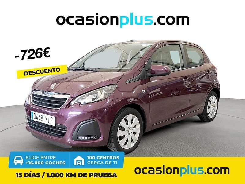 Rojo Usado 2018 Peugeot 108 Active Utilitario | 7990 € (Precio justo) - Imagen 1/4