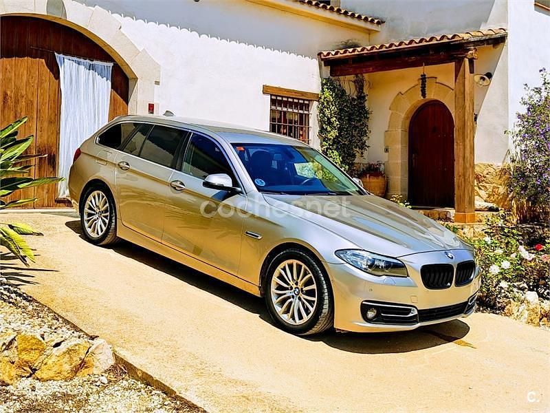 Beige Usado 2017 BMW 530 Luxury Line Familiar | 19.995 € (Precio justo) - Imagen 1/4