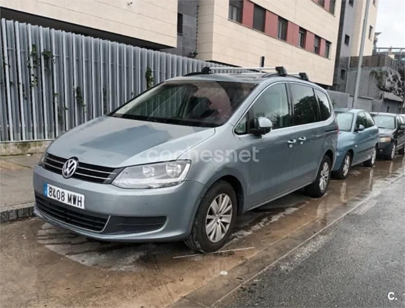 Usado VW Sharan Advance 150 CV (110 kW) 2011 Verde Monovolumen