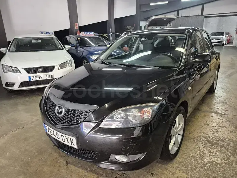 Usado Mazda 3 Active 109 CV (80 kW) 2006 Negro Berlina