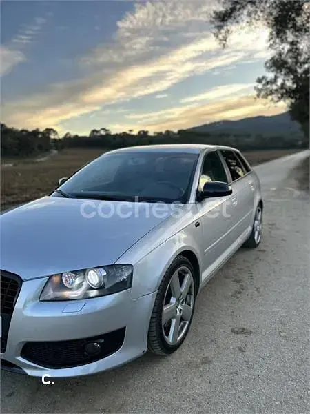 Usado Audi A3 Ambition 200 CV (147 kW) 2008 Gris / plata Utilitario
