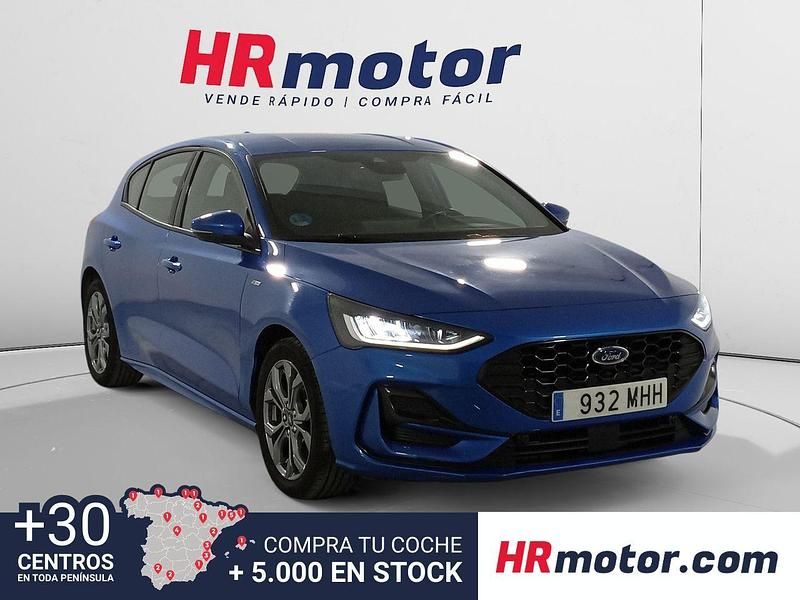 Azul Usado 2023 Ford Focus ST-Line Berlina | 19.090 € (Precio justo) - Imagen 1/4
