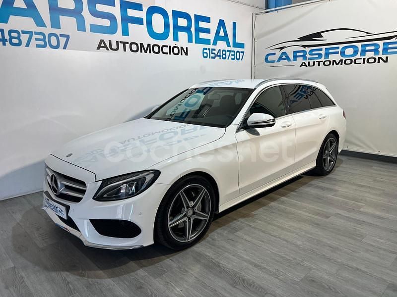 Usado Mercedes C220 Avantgarde 170 CV (125 kW) 2016 Blanco Familiar