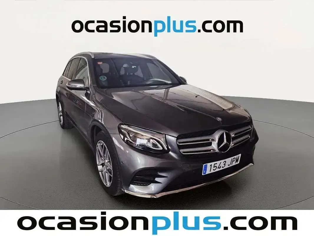 Usado Mercedes GLC220 170 CV (125 kW) 2016 Gris SUV