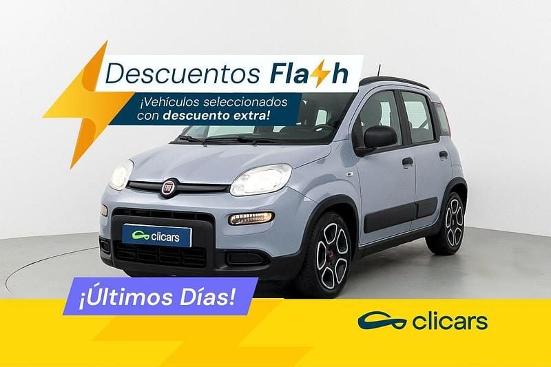 Gris Usado 2022 Fiat Panda Utilitario | 9490 € (Precio justo) - Imagen 1/4