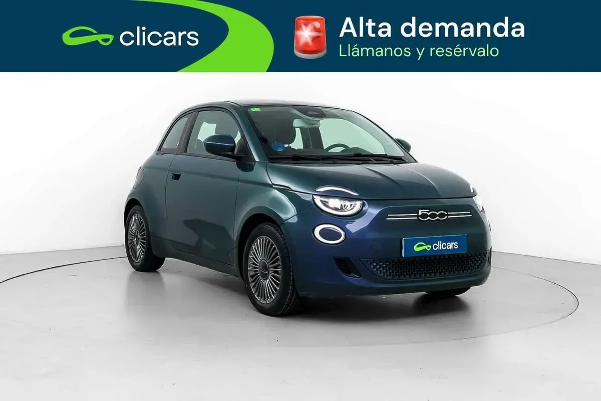 Usado Fiat 500e Icon 86 kW (118 CV) 2022 Azul Utilitario