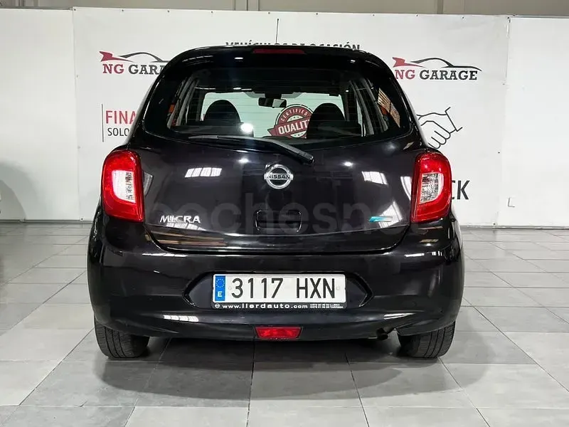 Usado Nissan Micra Tekna 80 CV (58 kW) 2014 Negro Utilitario