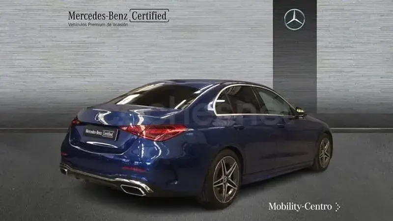 Usado Mercedes C200 204 CV (150 kW) 2021 Azul Berlina