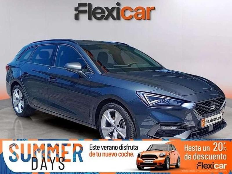 Gris Usado 2024 Seat Leon FR Familiar | 23.490 € (Precio justo) - Imagen 1/4
