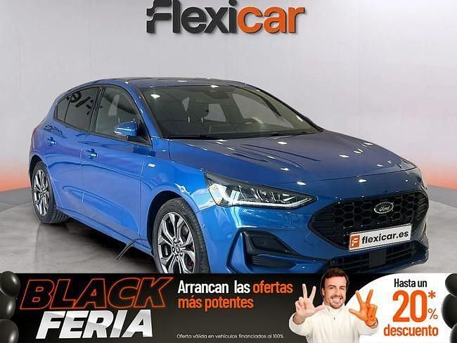 Azul Usado 2023 Ford Focus ST-Line Berlina | 18.790 € (Precio justo) - Imagen 1/4