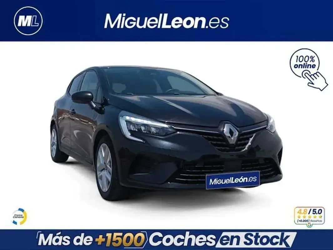 Usado Renault Clio Intens 91 CV (66 kW) 2022 Negro Utilitario
