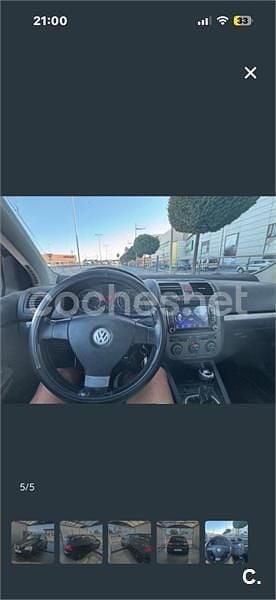 Usado VW Golf V Highline 105 CV (77 kW) 2007 Negro Berlina