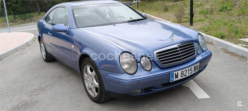 Usado Mercedes CLK430 Elegance 279 CV (205 kW) 1998 Azul Coupe