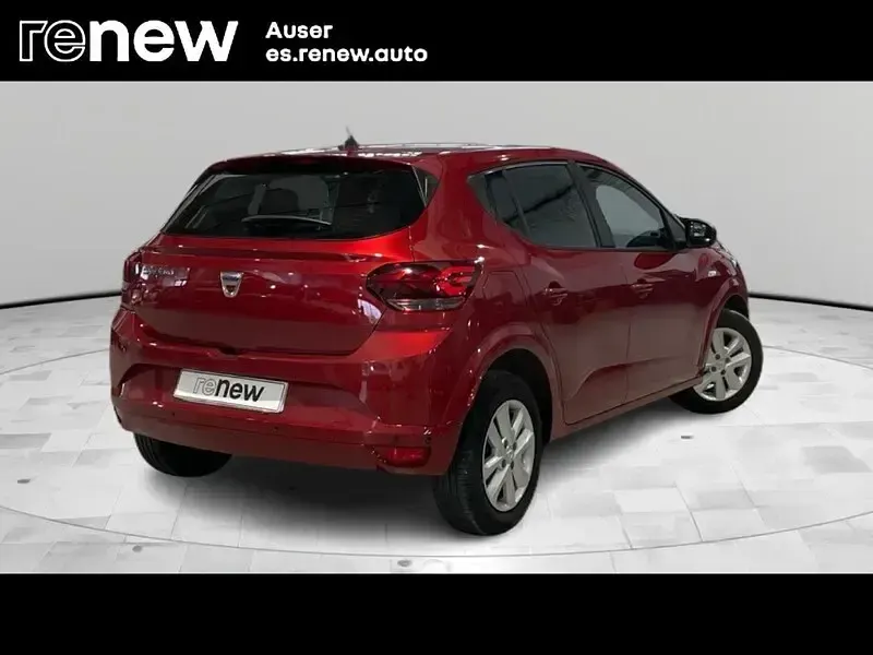 Usado Dacia Sandero Comfort 91 CV (66 kW) 2021 Rojo Berlina