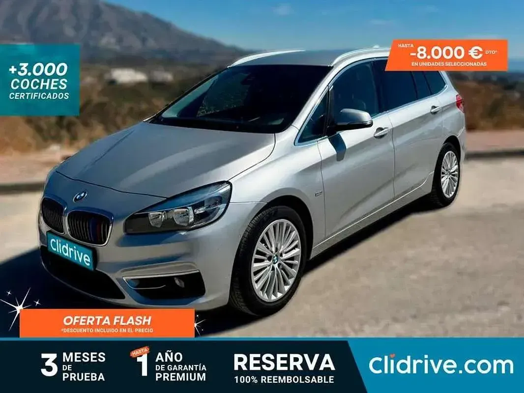 Usado BMW 218 150 HP (110 kW) 2016 Cinzento Monovolume