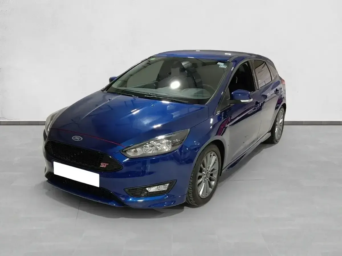 Usado Ford Focus ST-Line 125 CV (91 kW) 2018 Azul Berlina
