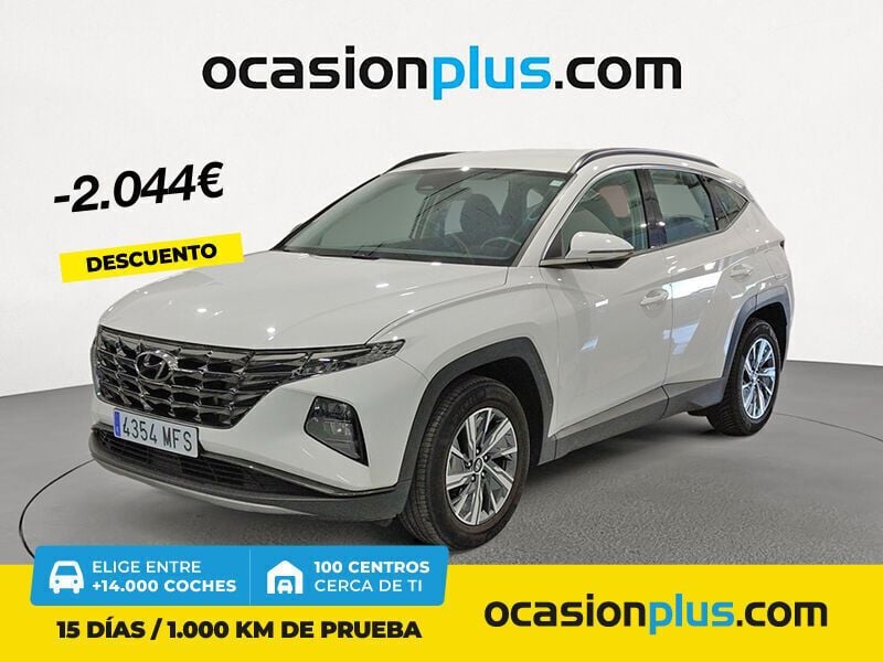 Blanco Usado 2023 Hyundai Tucson SUV | 22.090 € (Precio justo) - Imagen 1/4