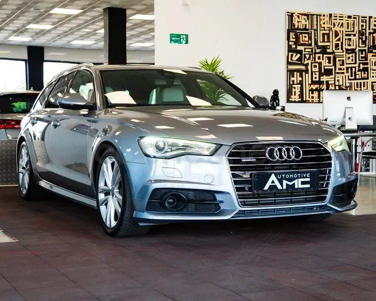 Usado Audi A6 S-Line 272 CV (200 kW) 2017 Gris / plata Familiar