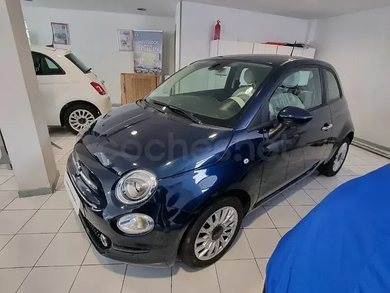Usado Fiat 500 Lounge 69 CV (50 kW) 2020 Azul Berlina