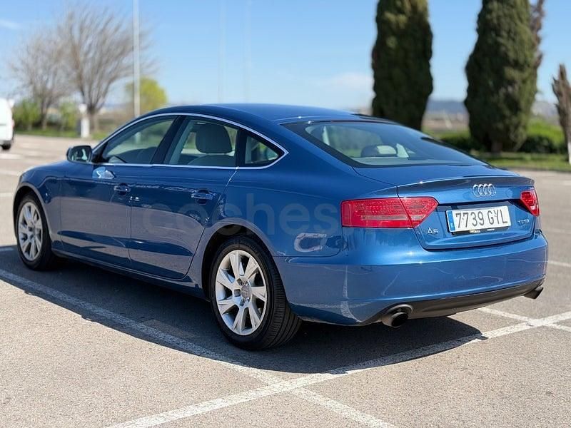 Usado Audi A5 Sportback 211 CV (155 kW) 2010 Azul Utilitario