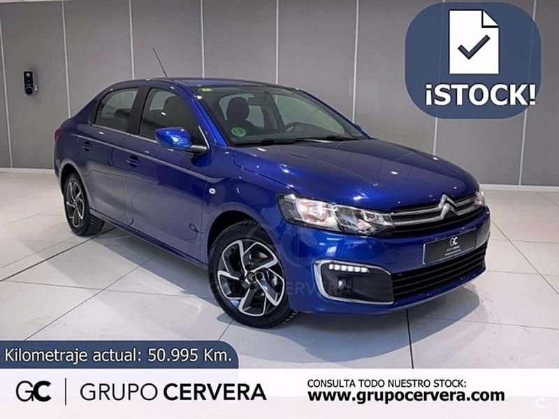 Usado Citroën C-Elysee I PureTech 82 CV (60 kW) 2018 Azul Berlina