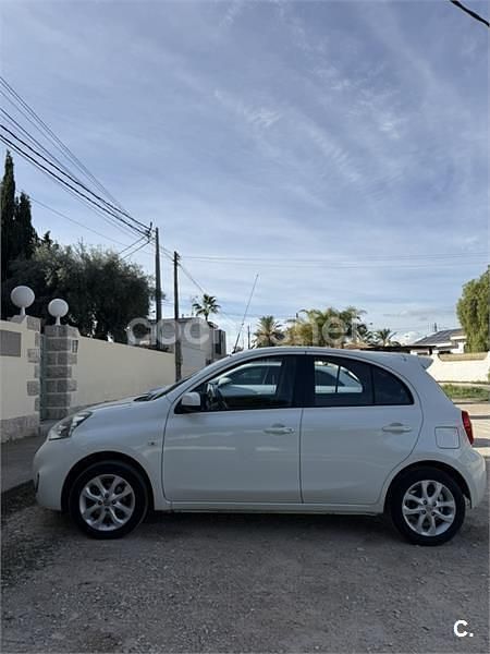 Blanco Usado 2016 Nissan Micra Acenta Berlina | 7900 € (Precio justo) - Imagen 1/4