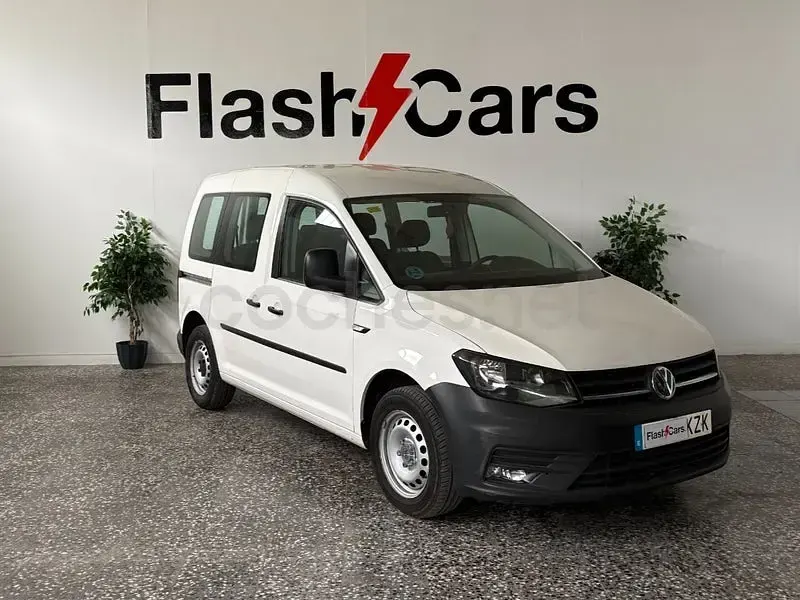 Usado VW Caddy Edition 102 CV (75 kW) 2019 Blanco Monovolumen
