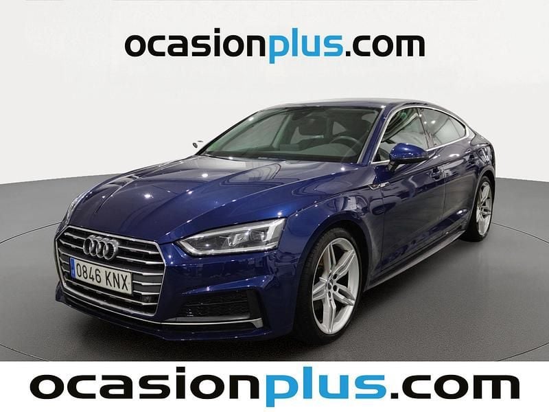 Usado Audi A5 Sportback Sport 150 CV (110 kW) 2018 Azul Utilitario