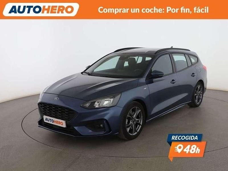 Gris Usado 2019 Ford Focus ST-Line Familiar | 14.599 € (Precio justo) - Imagen 1/3