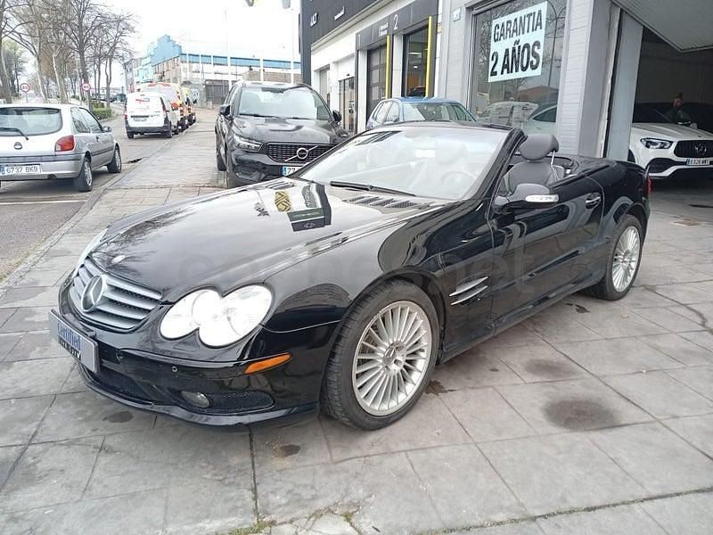 Usado Mercedes SL500 306 CV (225 kW) 2003 Negro Descapotable