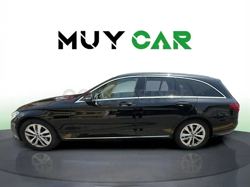 Usado Mercedes C200 160 CV (117 kW) 2019 Negro Familiar