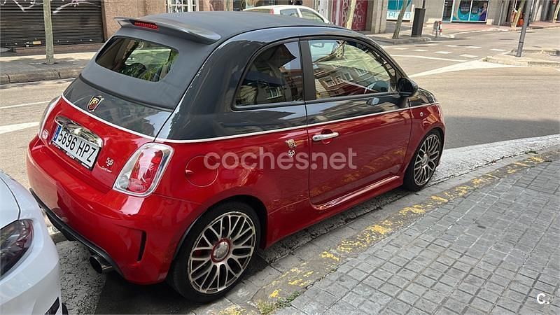 Rojo Usado 2013 Abarth 500C Turismo Descapotable | 12.500 € (Buen precio) - Imagen 1/4