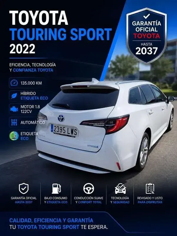 Usado Toyota Corolla Active 122 CV (89 kW) 2022 Blanco Utilitario