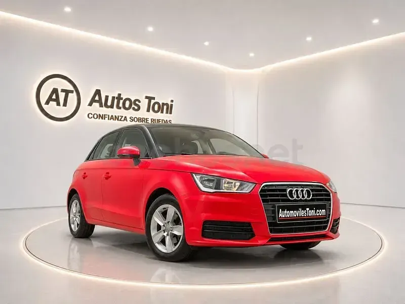 Usado Audi A1 Sportback Design 95 CV (69 kW) 2015 Rojo Utilitario