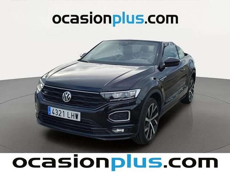 Usado VW T-Roc Cabriolet R-line 150 CV (110 kW) 2020 Negro Descapotable