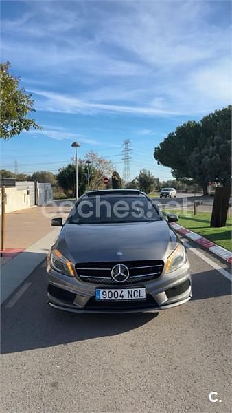 Usado Mercedes A200 AMG line 136 CV (100 kW) 2013 Gris / plata Berlina