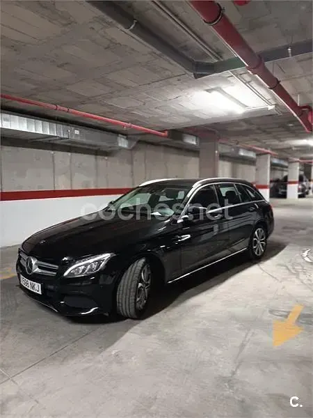 Usado Mercedes C350e 279 CV (205 kW) 2015 Negro Familiar