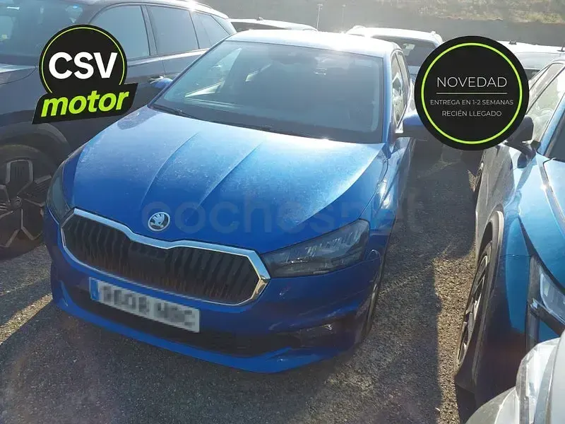 Usado Skoda Fabia Selection 116 CV (85 kW) 2025 Azul Utilitario