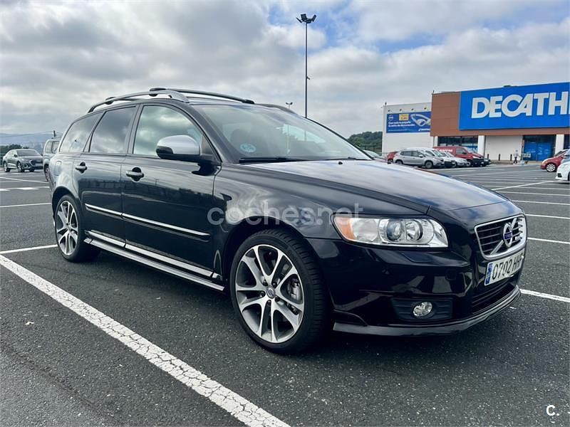Usado Volvo V50 R-Design 230 CV (169 kW) 2011 Negro Familiar